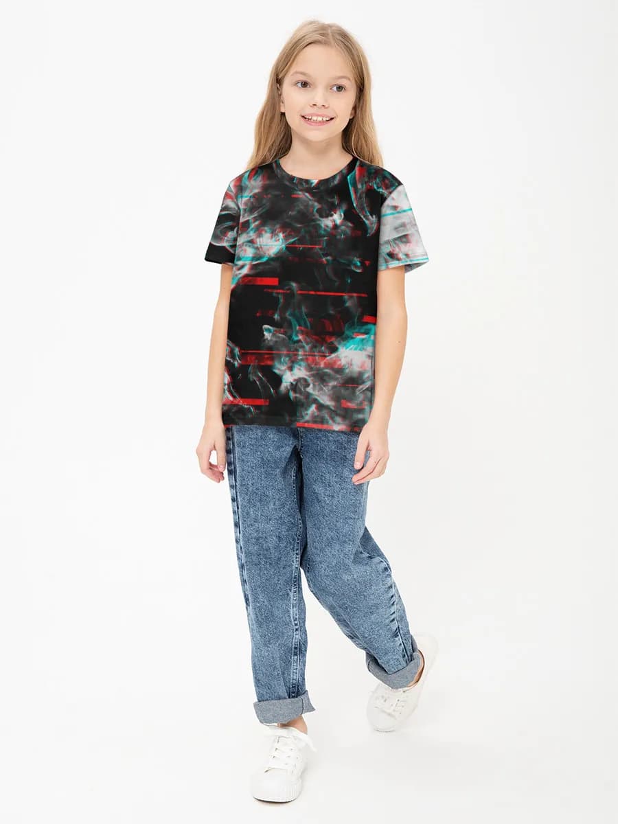 Children's cotton T-shirt (for girls. Copy)