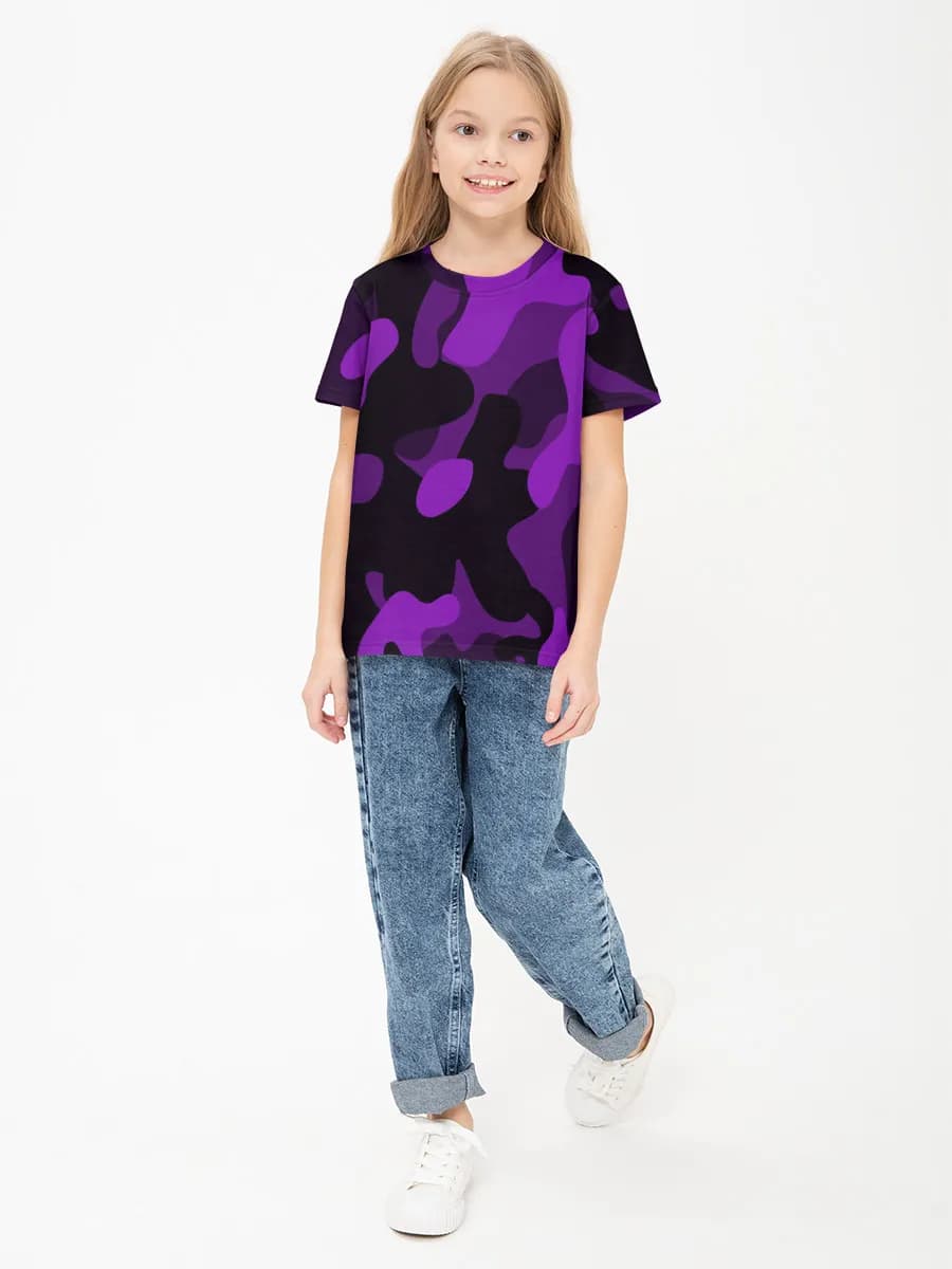 Children's cotton T-shirt (for girls. Copy)