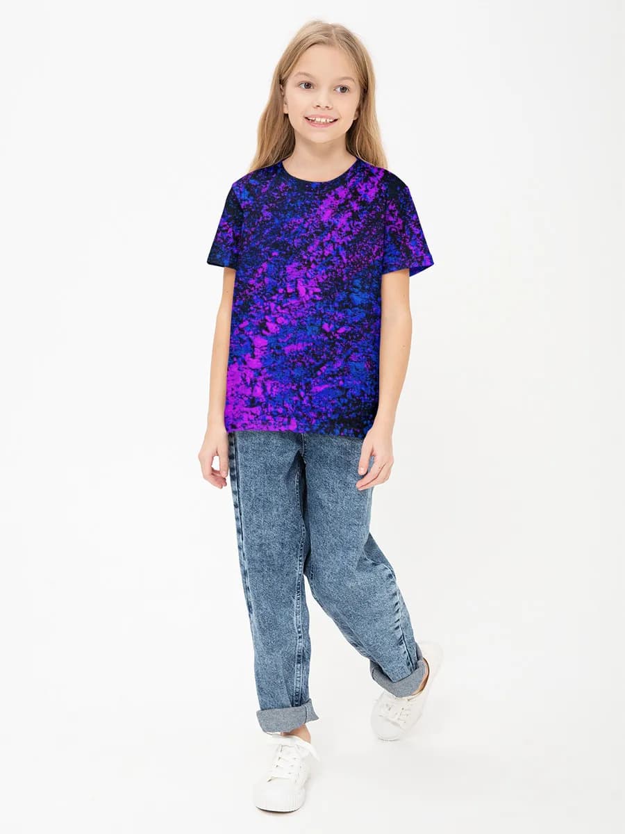 Children's cotton T-shirt (for girls. Copy)
