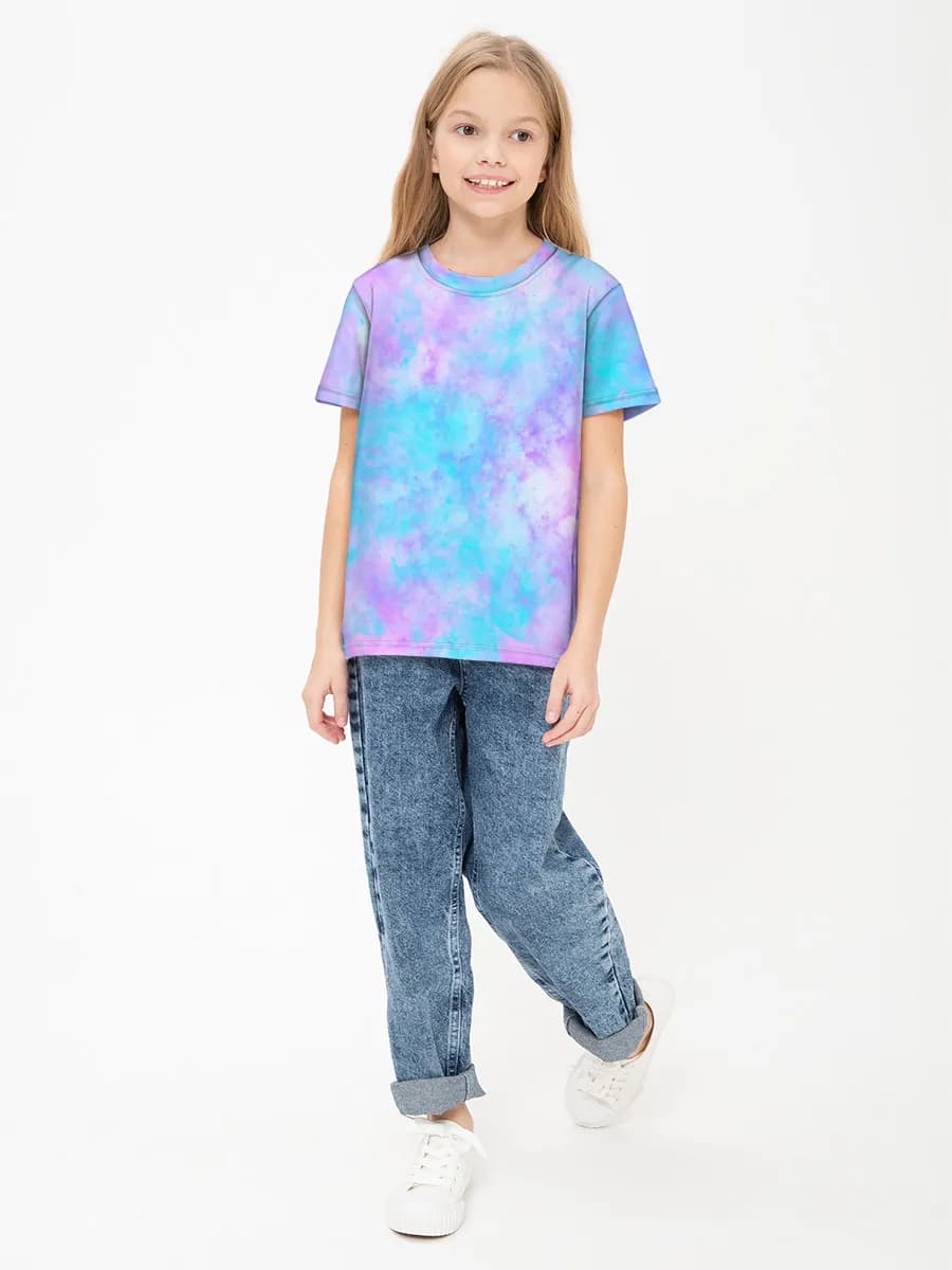 Children's cotton T-shirt (for girls. Copy)
