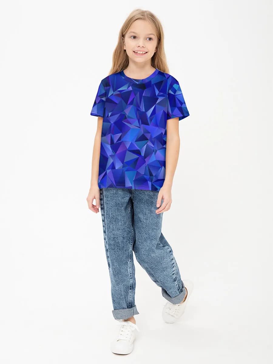 Children's cotton T-shirt (for girls. Copy)