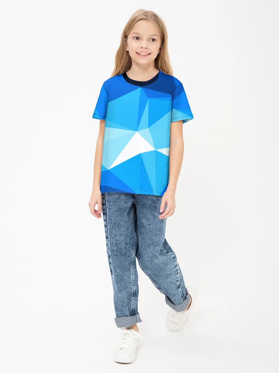 Children's cotton T-shirt (for girls. Copy)