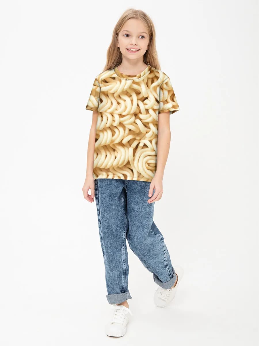 Children's cotton T-shirt (for girls. Copy)