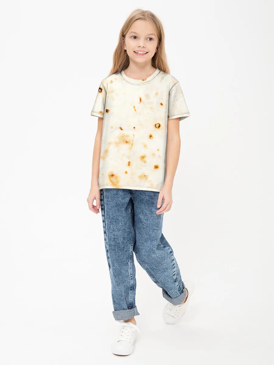 Children's cotton T-shirt (for girls. Copy)