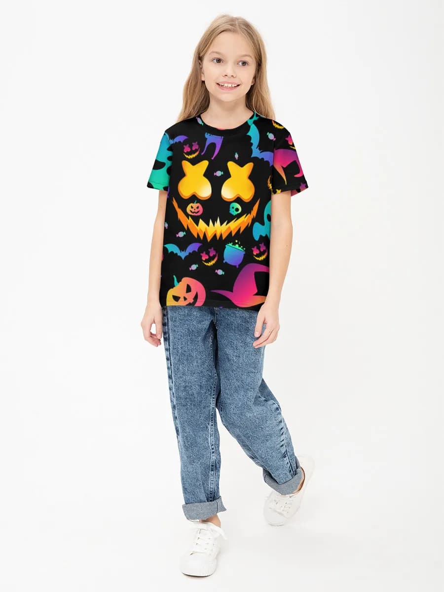 Children's cotton T-shirt (for girls. Copy)