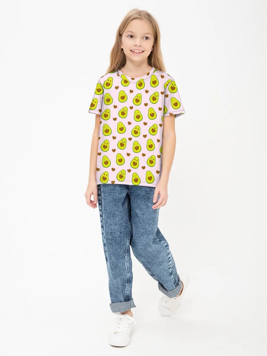 Children's cotton T-shirt (for girls. Copy)