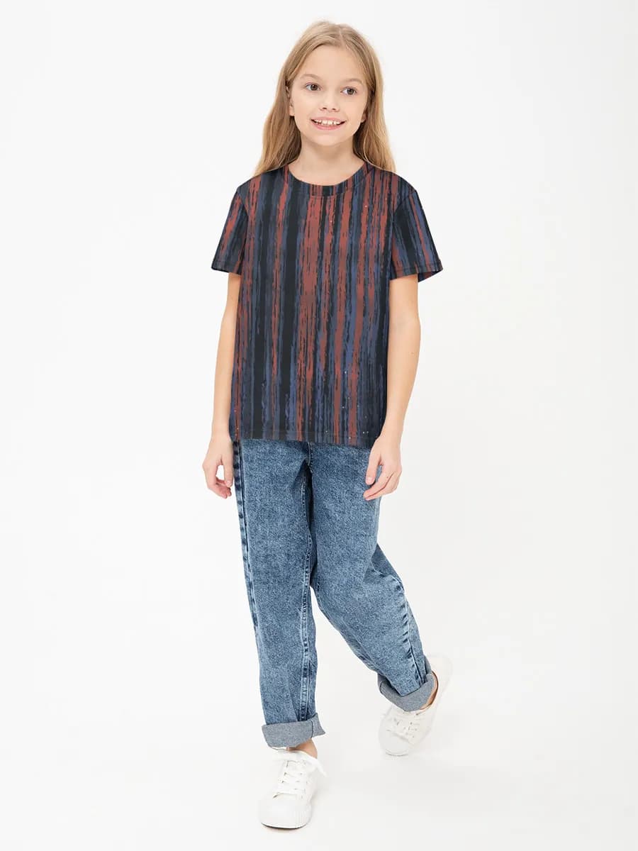 Children's cotton T-shirt (for girls. Copy)