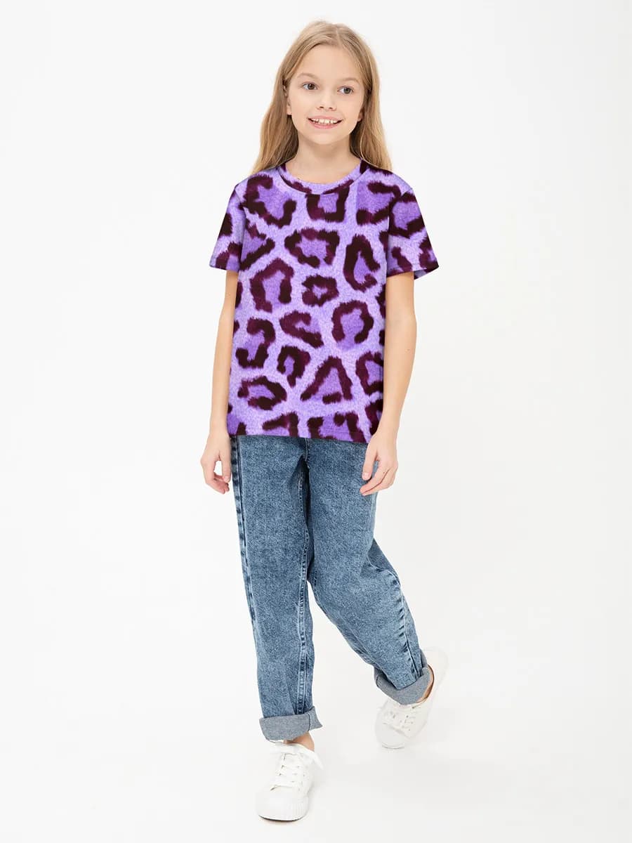 Children's cotton T-shirt (for girls. Copy)
