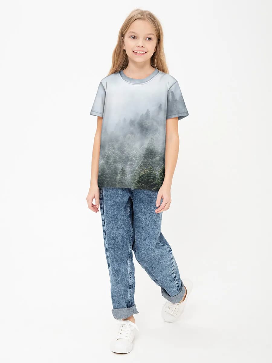 Children's cotton T-shirt (for girls. Copy)