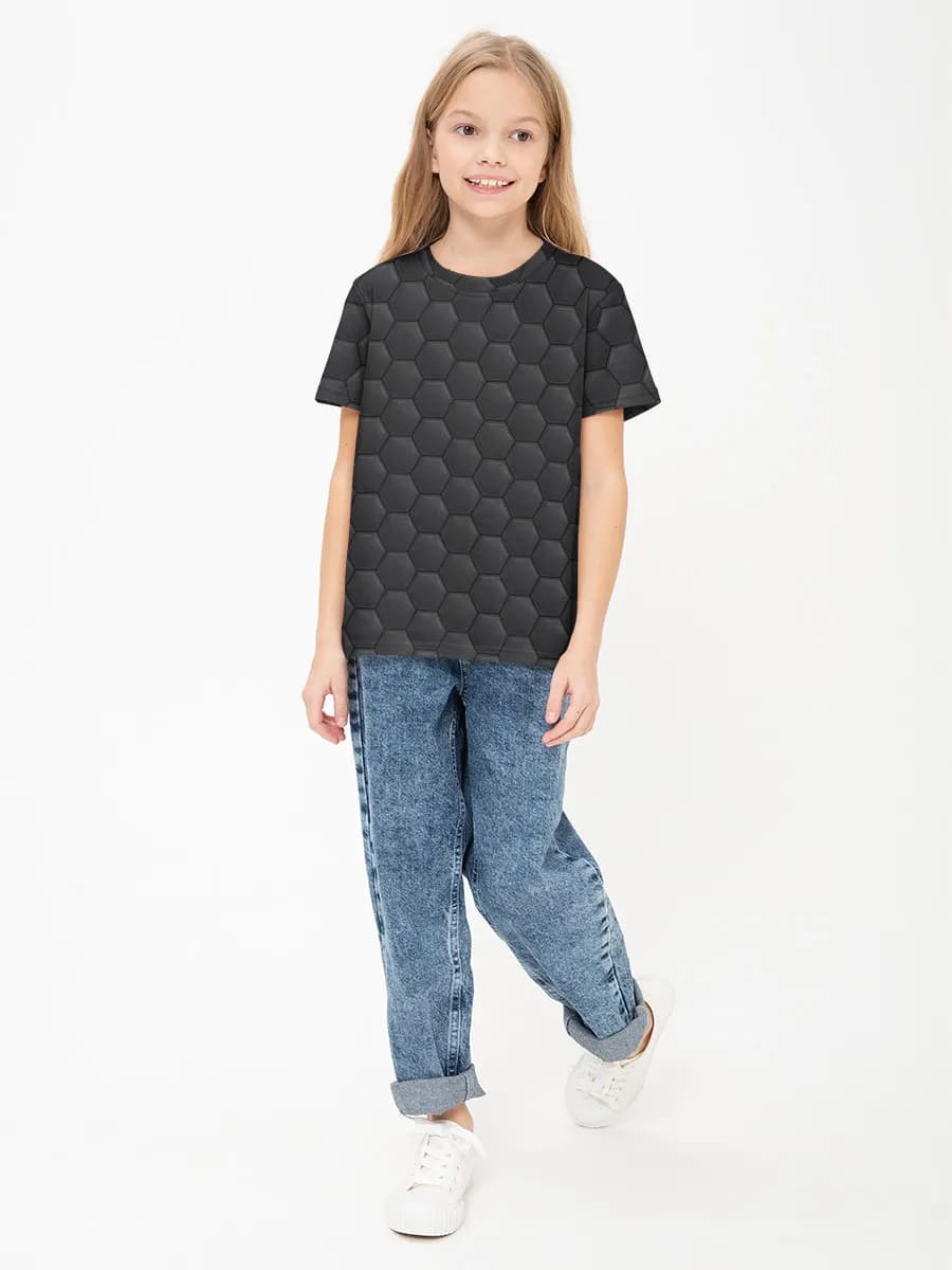 Children's cotton T-shirt (for girls. Copy)