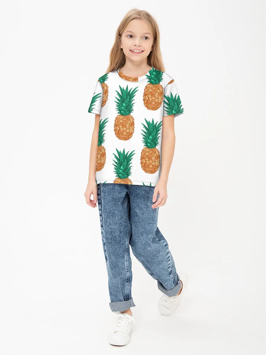 Tropical Pineapple Print