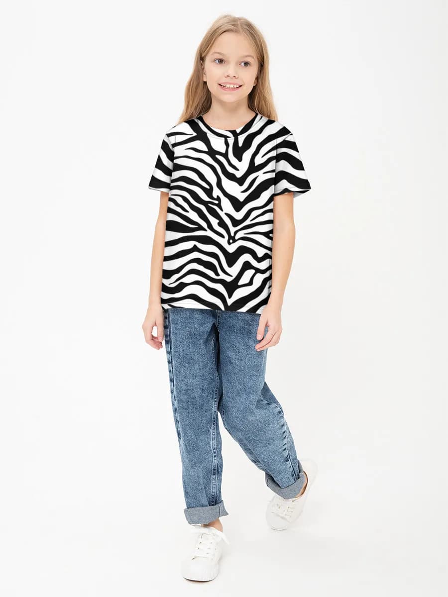 Children's cotton T-shirt (for girls. Copy)
