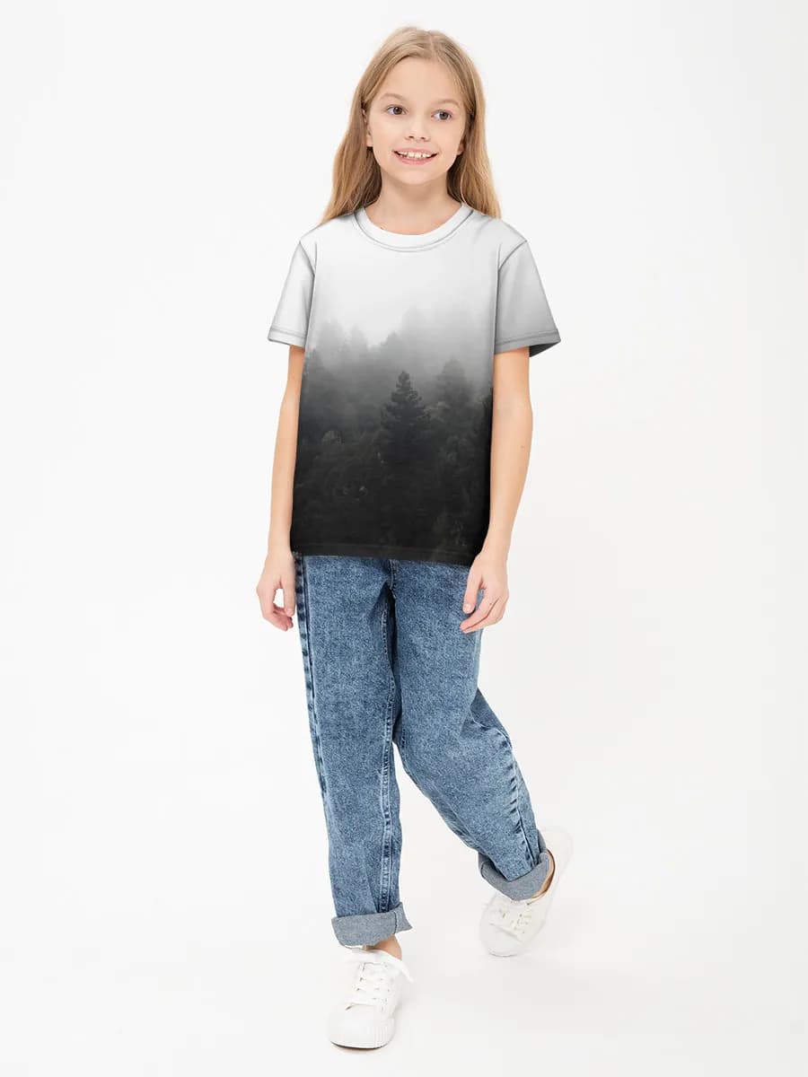 Children's cotton T-shirt (for girls. Copy)