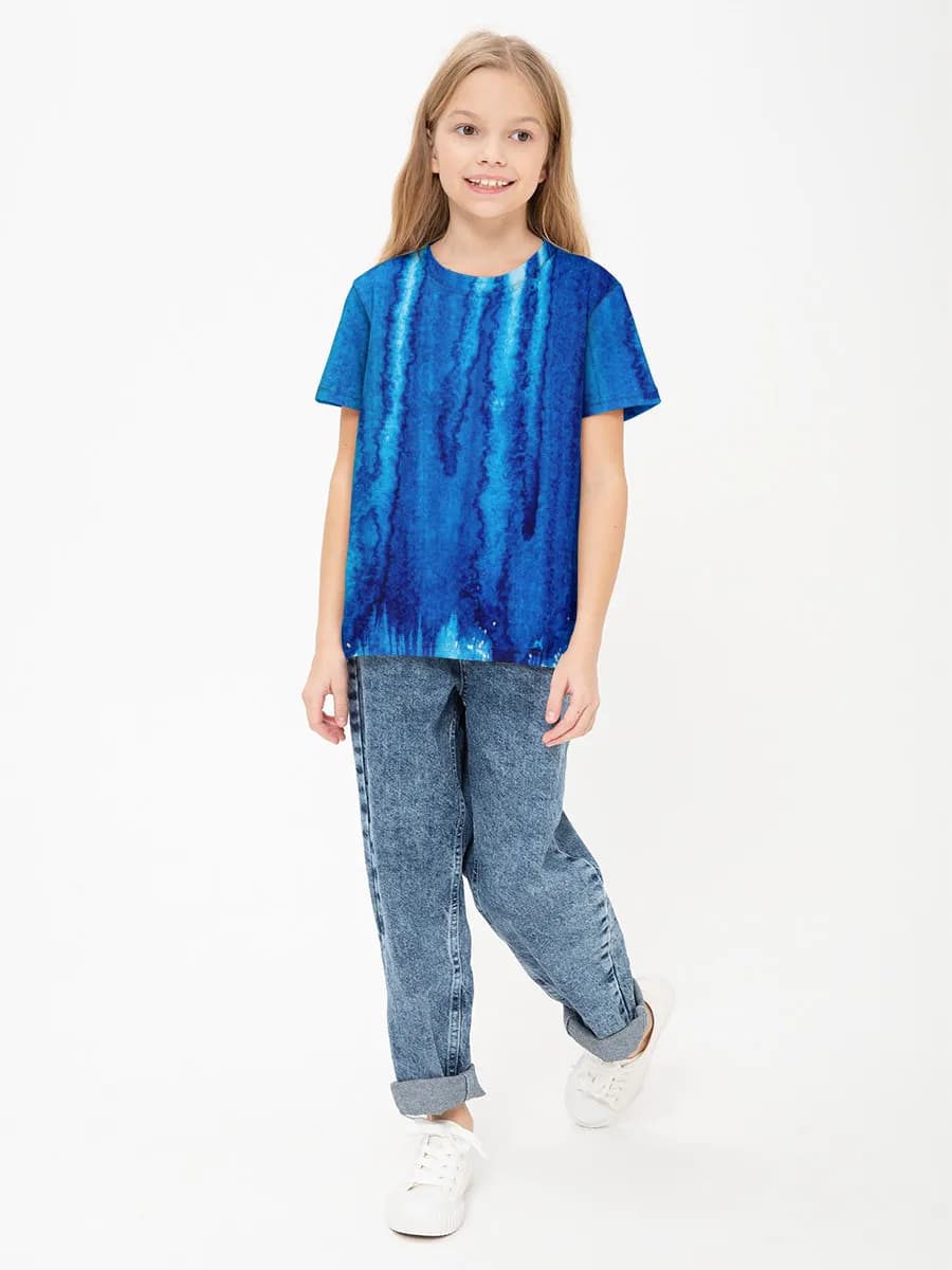 Children's cotton T-shirt (for girls. Copy)