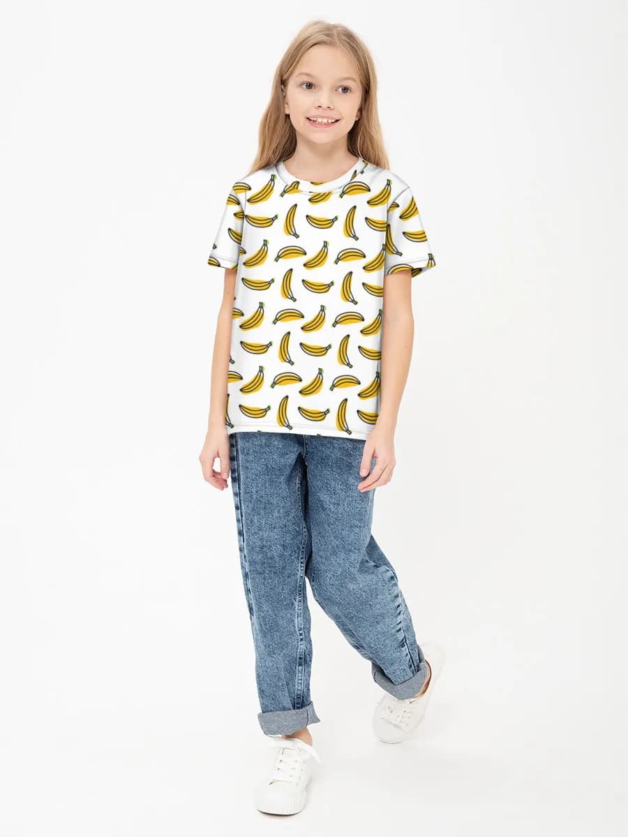 Children's cotton T-shirt (for girls. Copy)