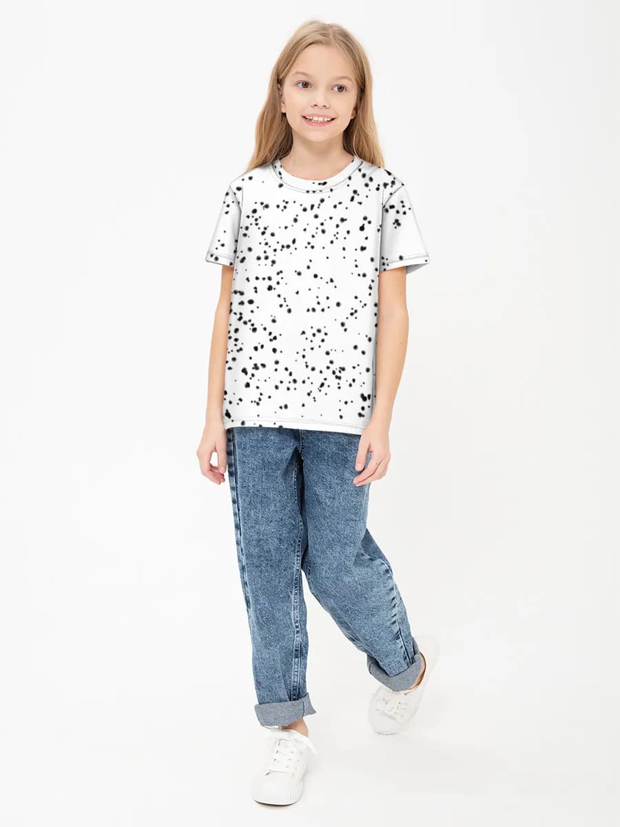Children's cotton T-shirt (for girls. Copy)
