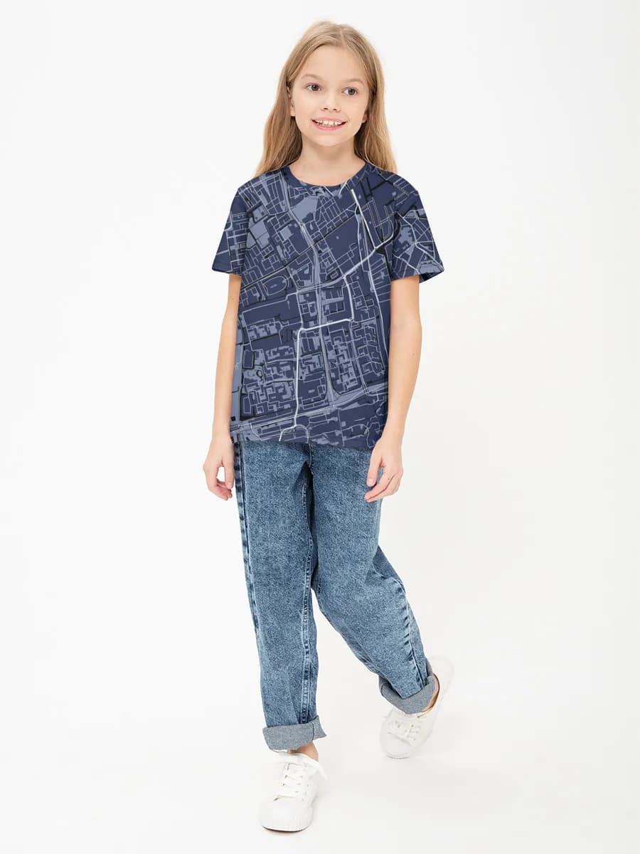 Children's cotton T-shirt (for girls. Copy)