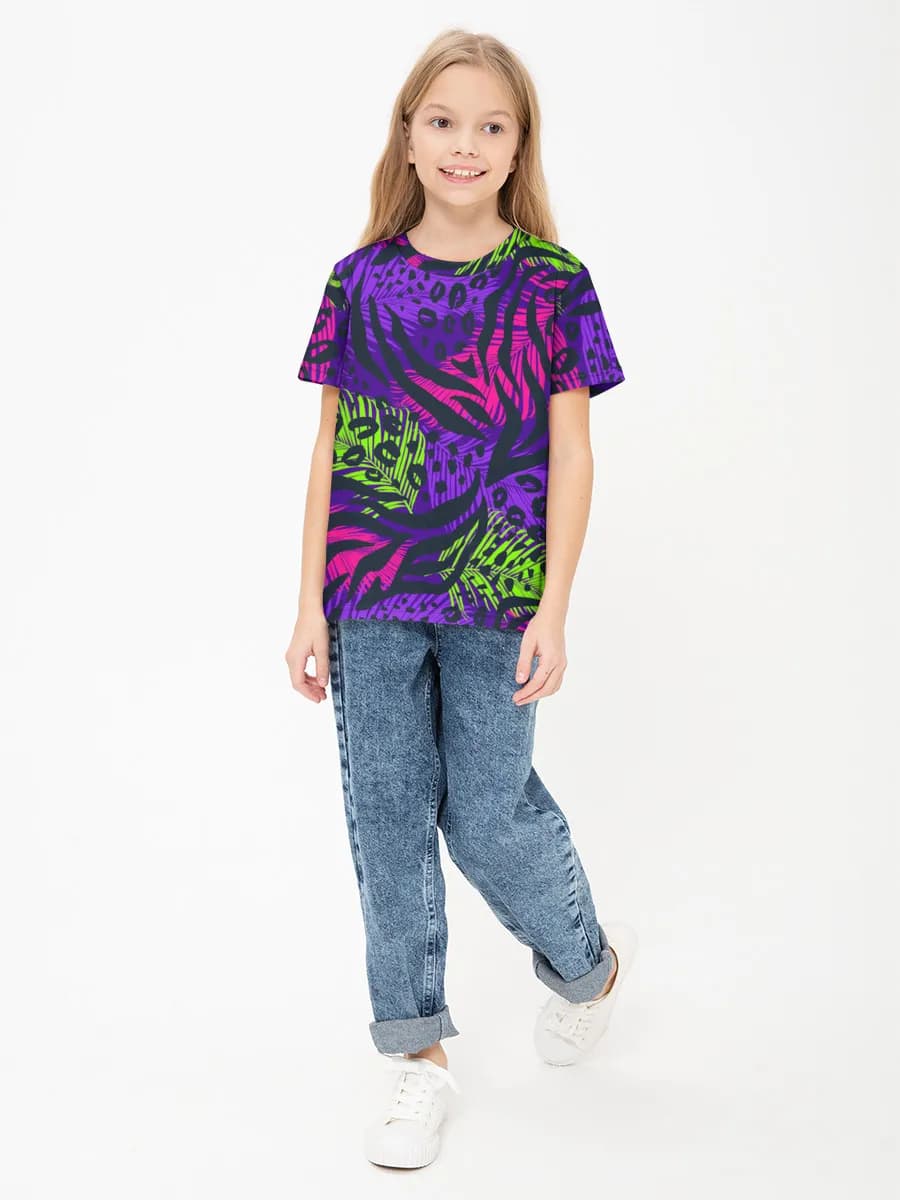 Children's cotton T-shirt (for girls. Copy)