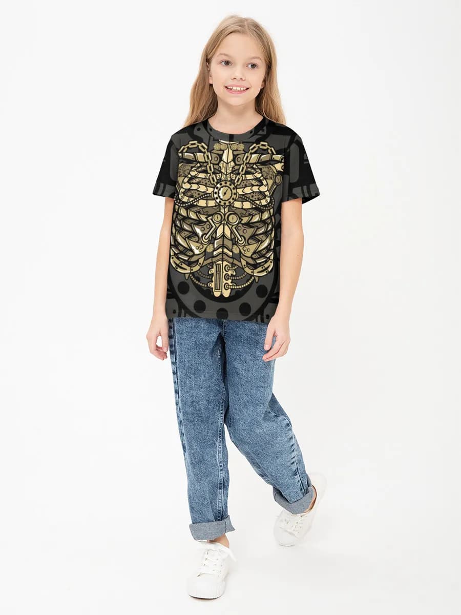 Children's cotton T-shirt (for girls. Copy)