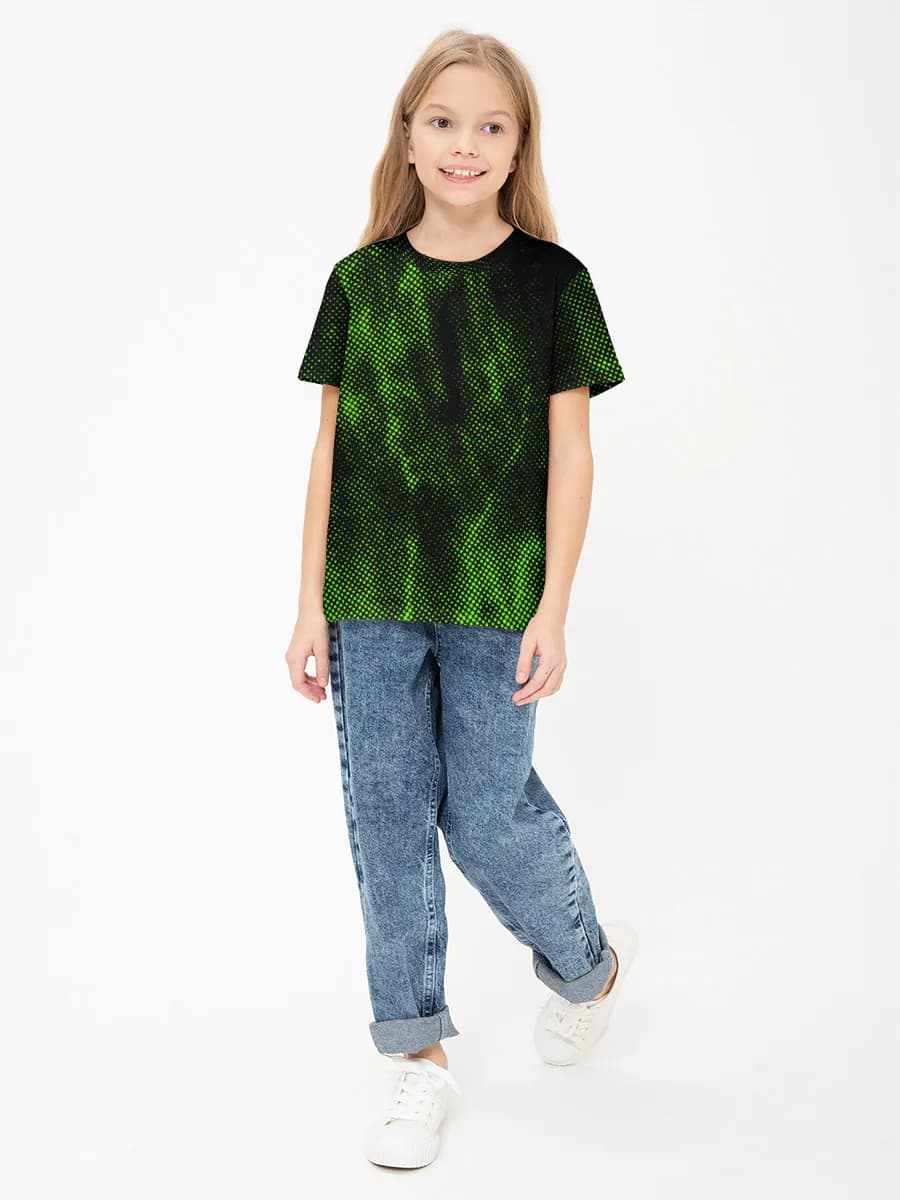 Children's cotton T-shirt (for girls. Copy)