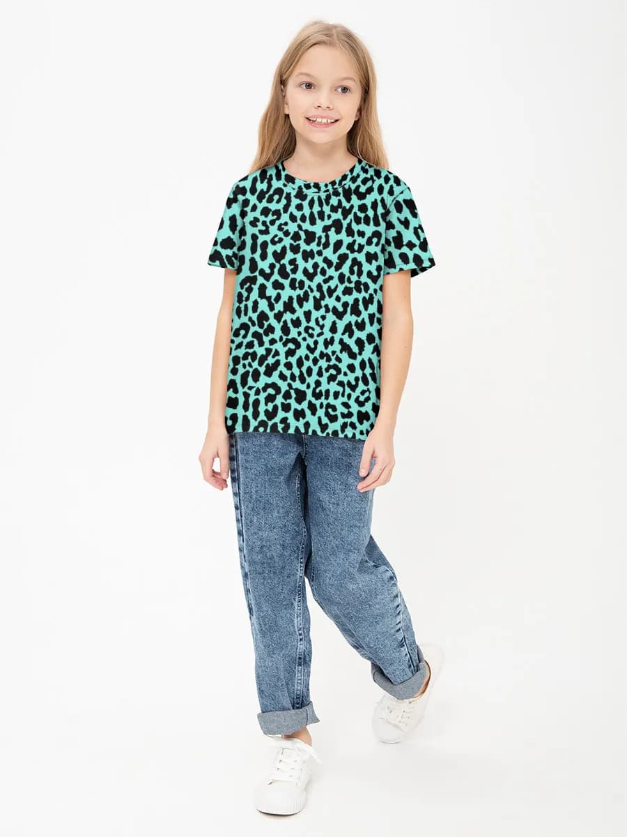 Children's cotton T-shirt (for girls. Copy)