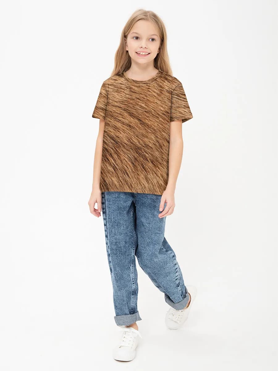 Children's cotton T-shirt (for girls. Copy)