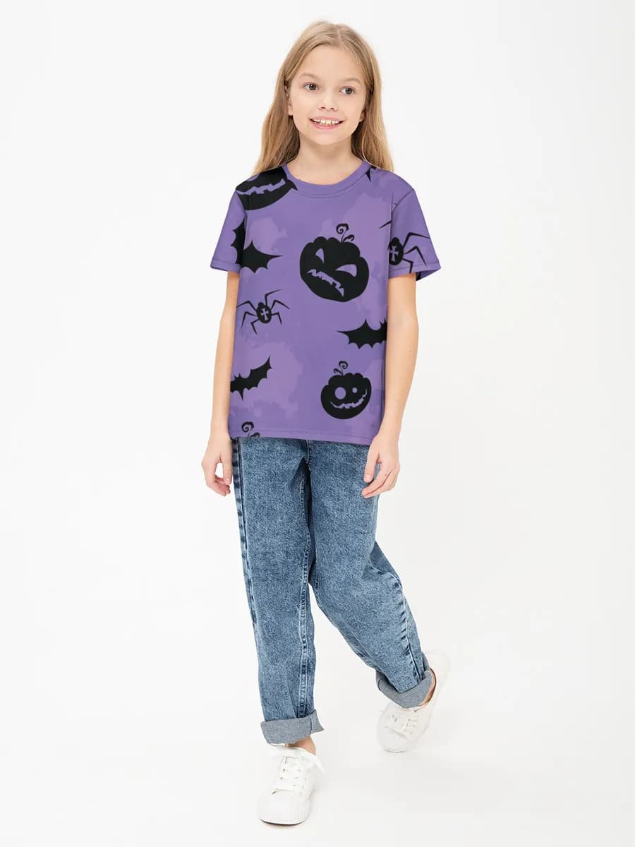 Children's cotton T-shirt (for girls. Copy)