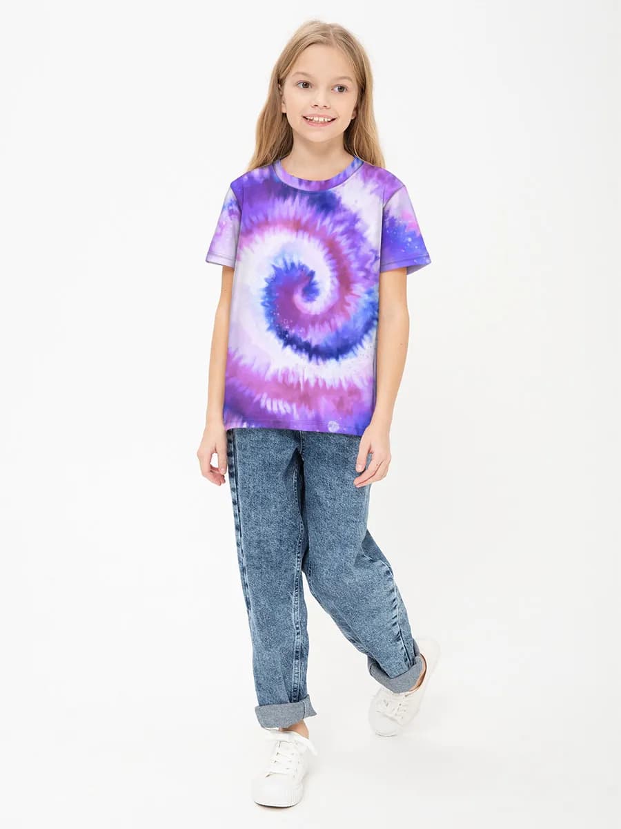 Children's cotton T-shirt (for girls. Copy)