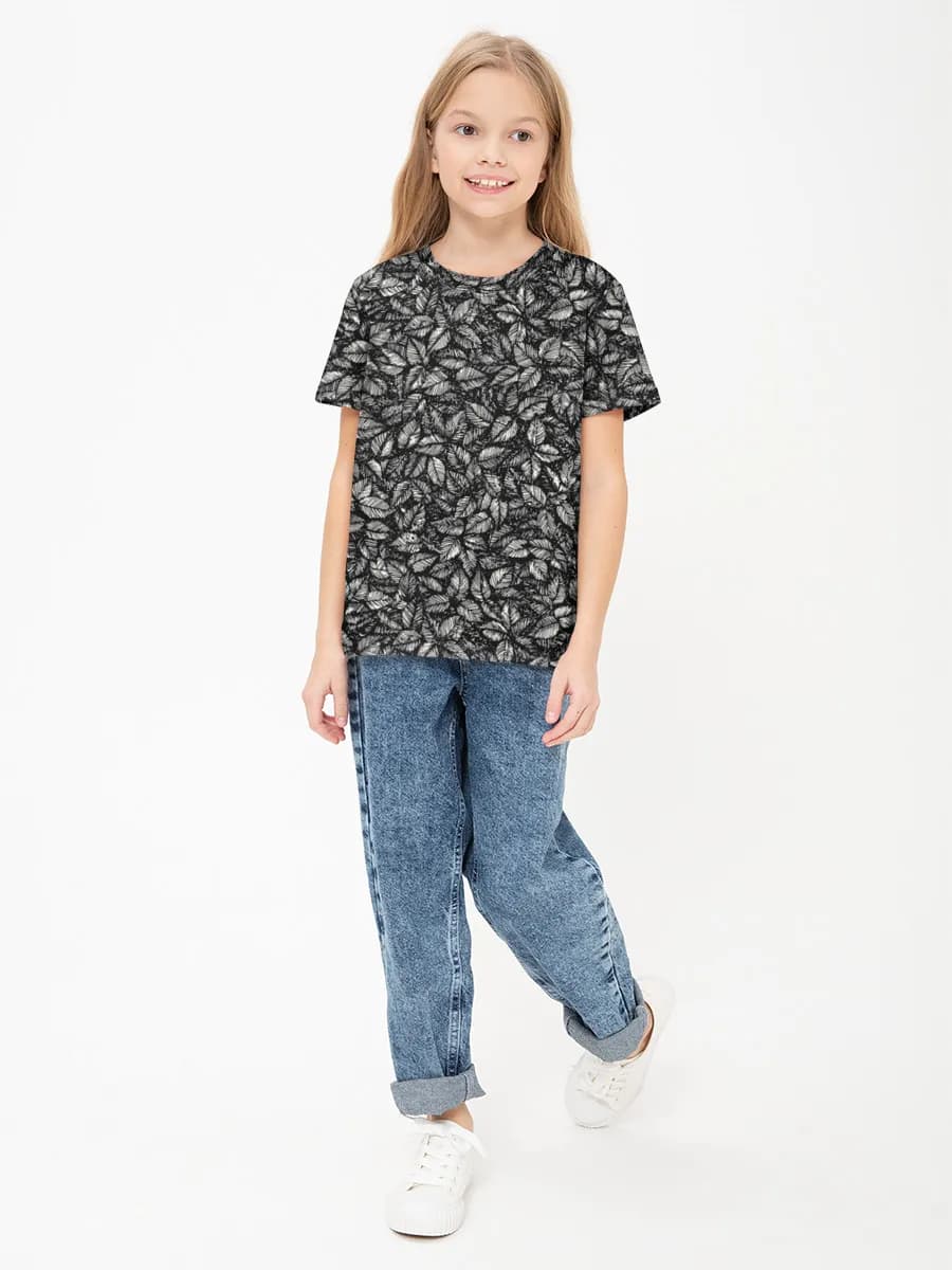 Children's cotton T-shirt (for girls. Copy)