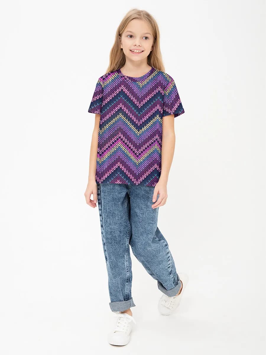 Colorful Chevron Knit