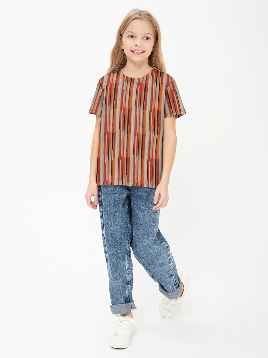 Children's cotton T-shirt (for girls. Copy)