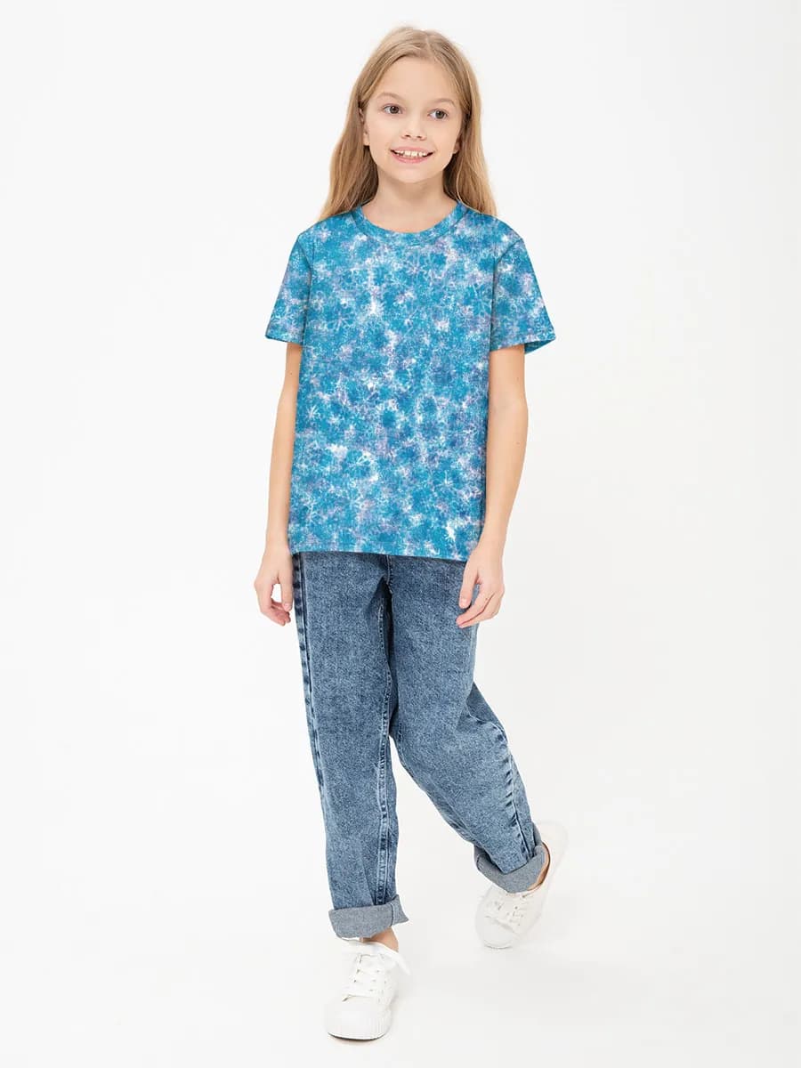 Children's cotton T-shirt (for girls. Copy)