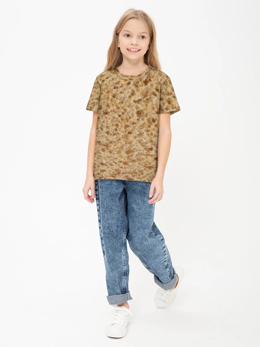 Children's cotton T-shirt (for girls. Copy)