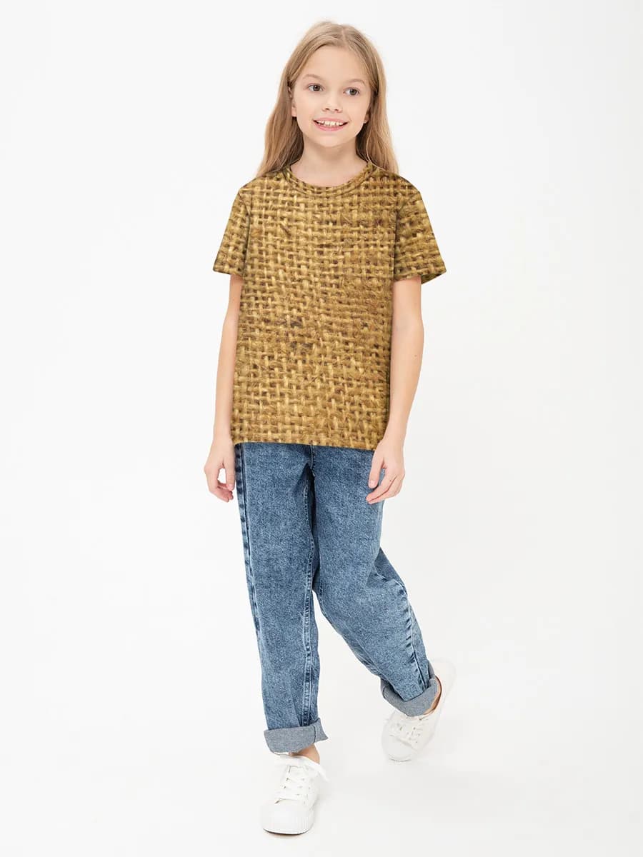 Children's cotton T-shirt (for girls. Copy)