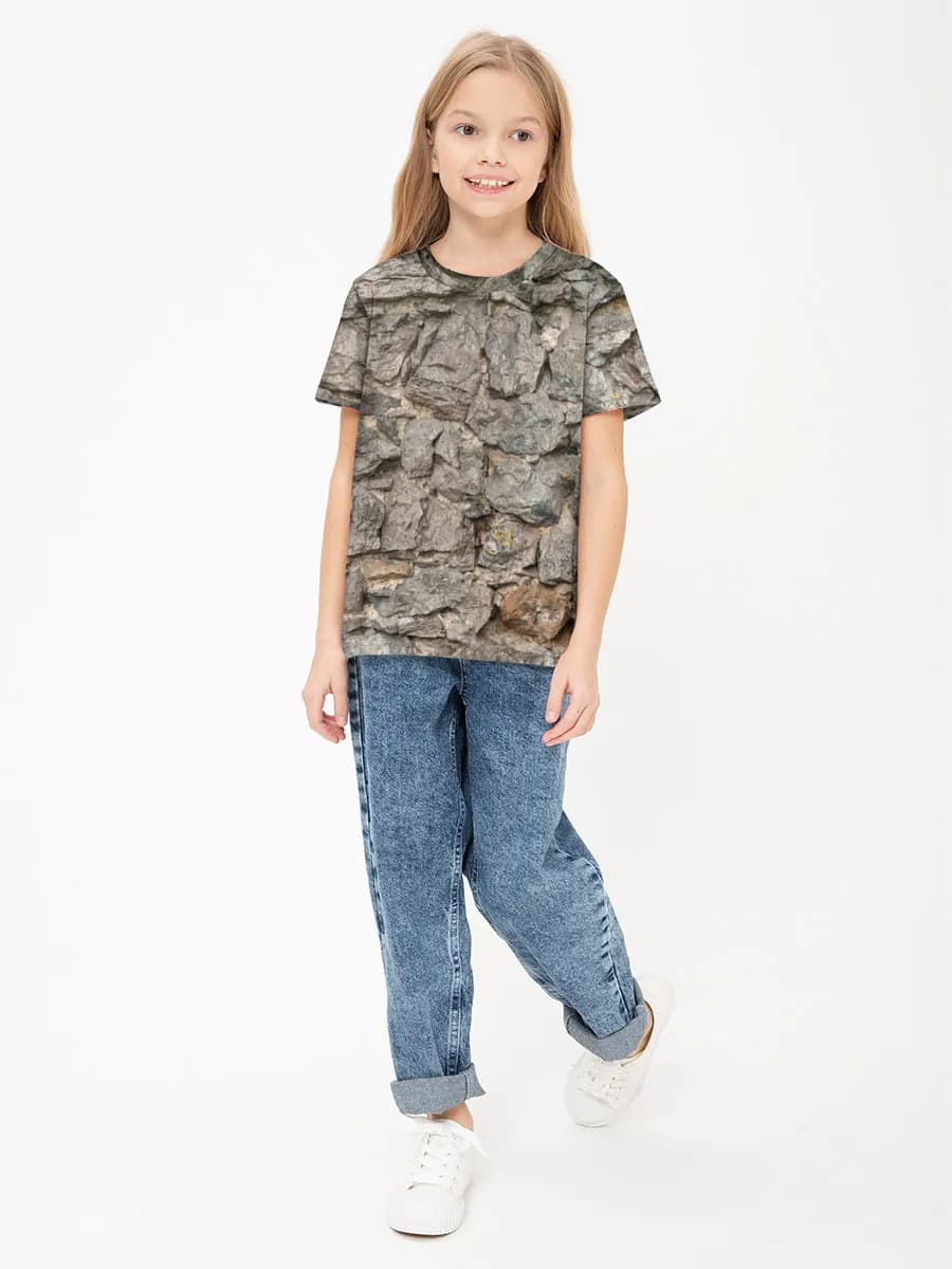 Children's cotton T-shirt (for girls. Copy)
