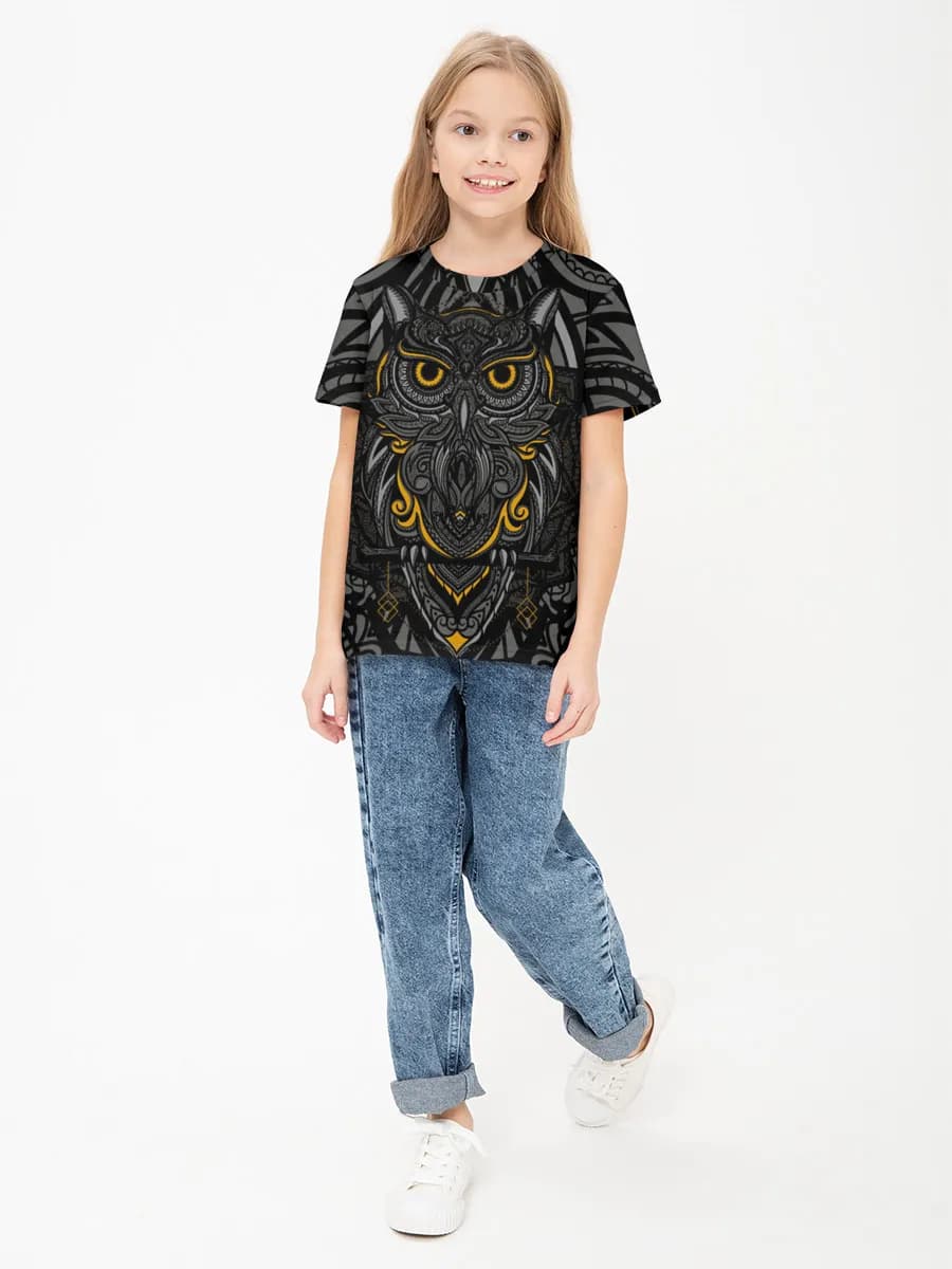 Children's cotton T-shirt (for girls. Copy)