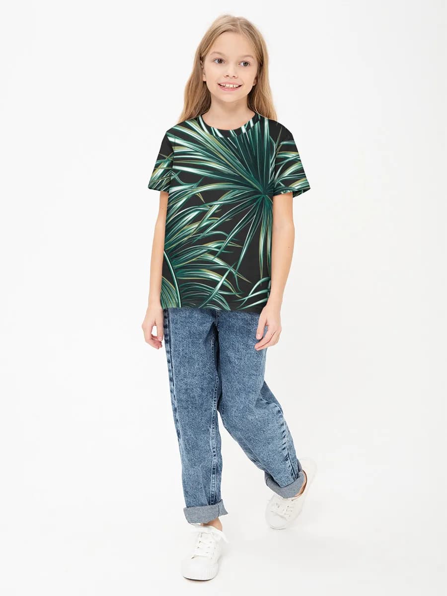 Children's cotton T-shirt (for girls. Copy)
