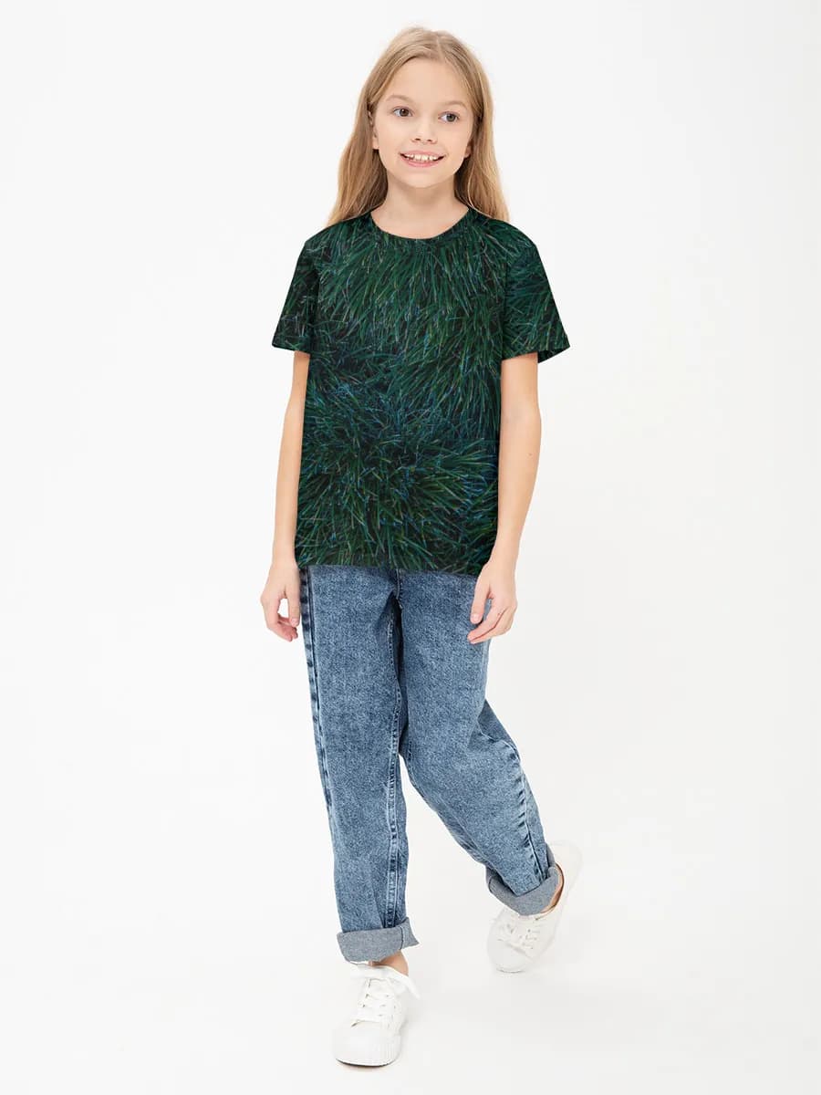 Children's cotton T-shirt (for girls. Copy)
