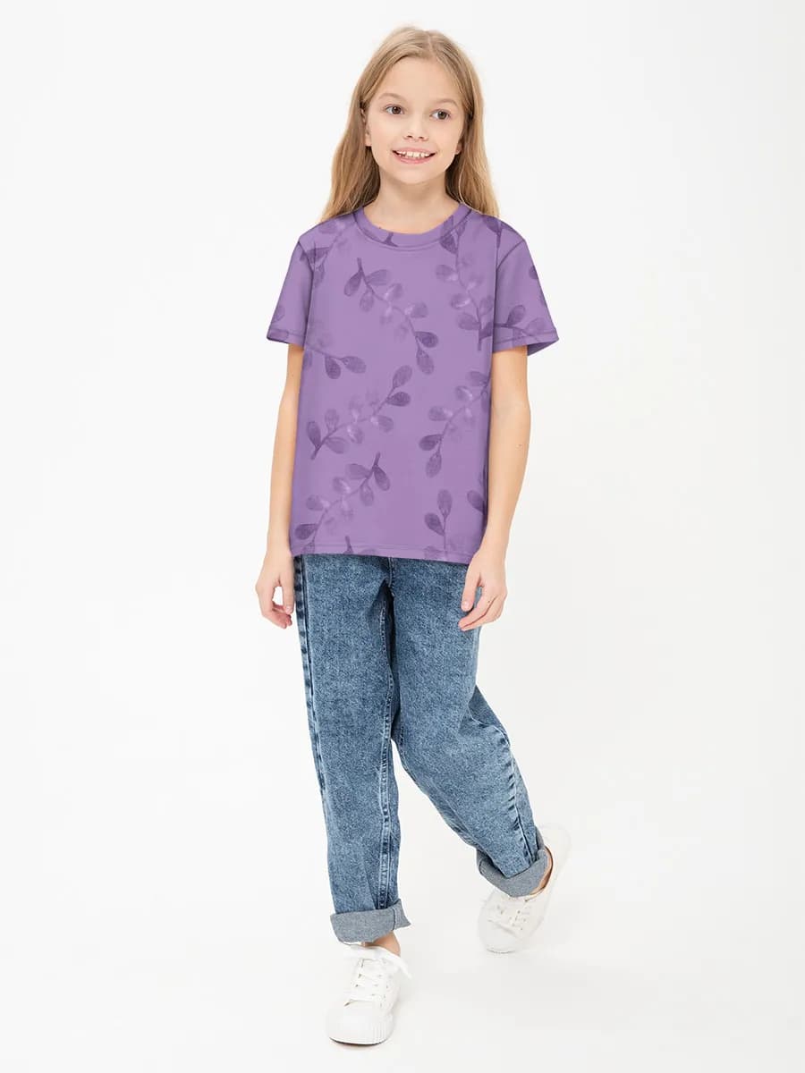 Children's cotton T-shirt (for girls. Copy)