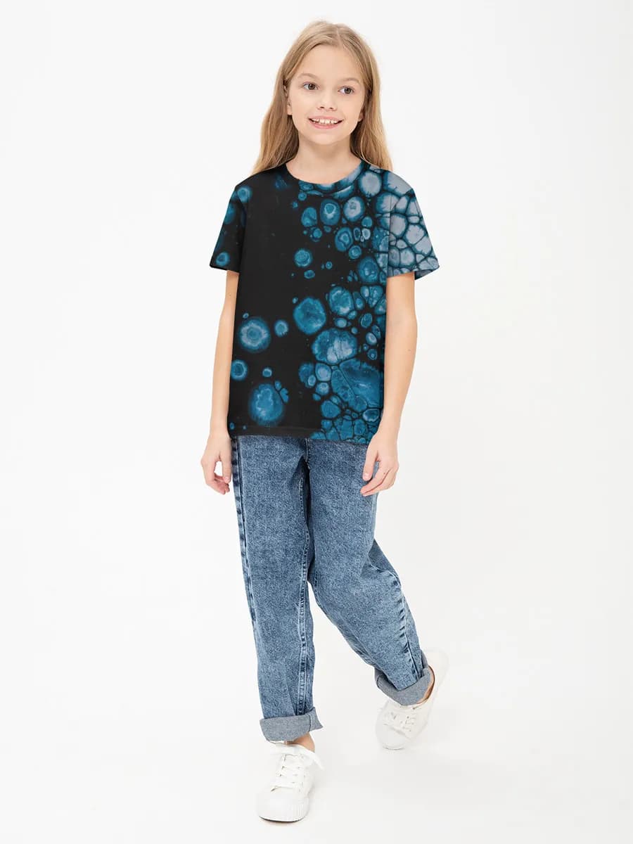 Children's cotton T-shirt (for girls. Copy)