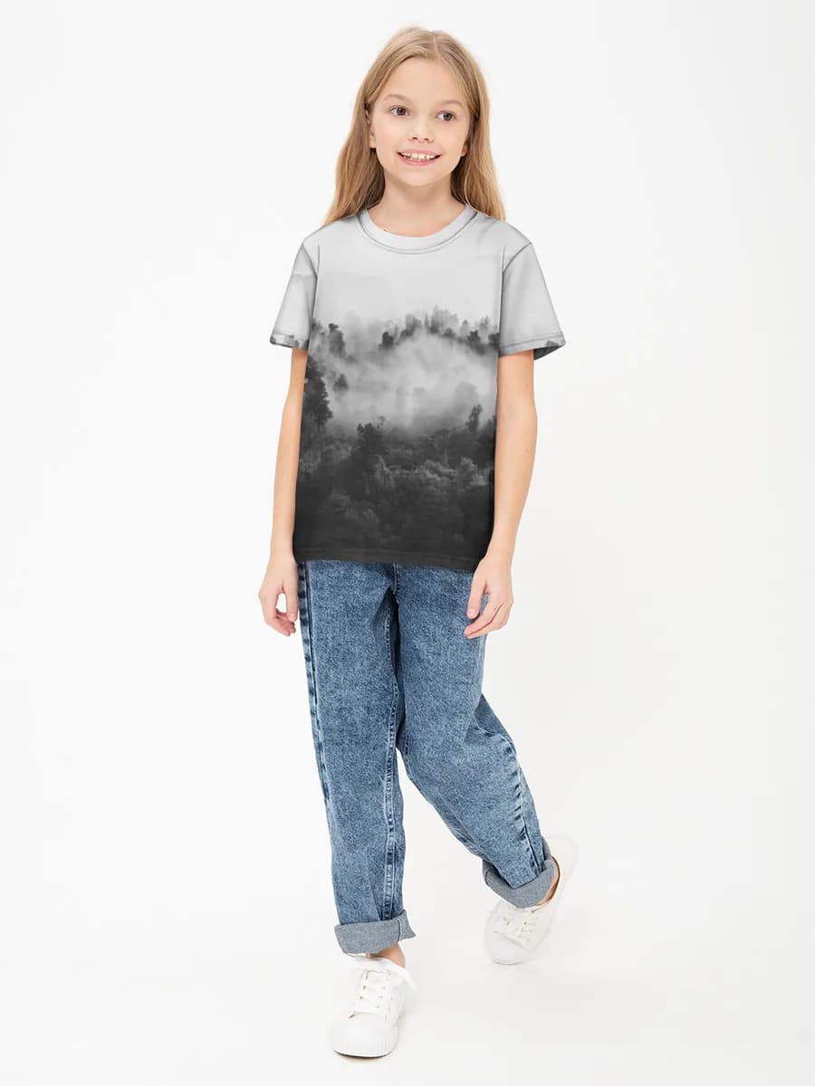 Children's cotton T-shirt (for girls. Copy)