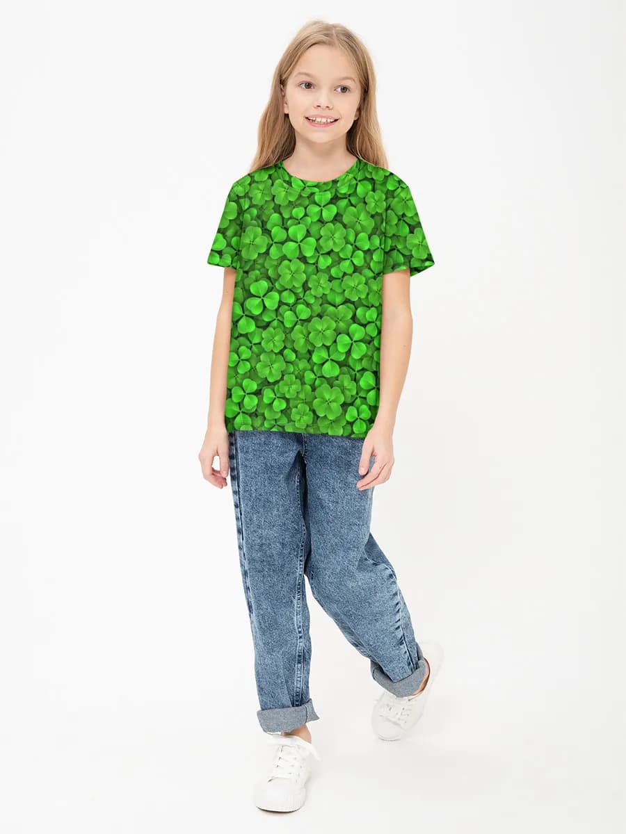 Children's cotton T-shirt (for girls. Copy)