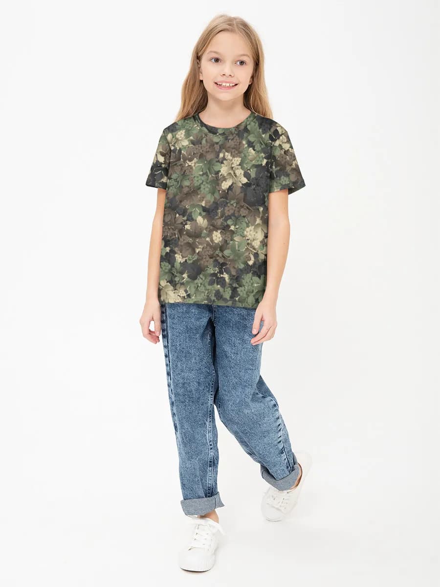 Children's cotton T-shirt (for girls. Copy)