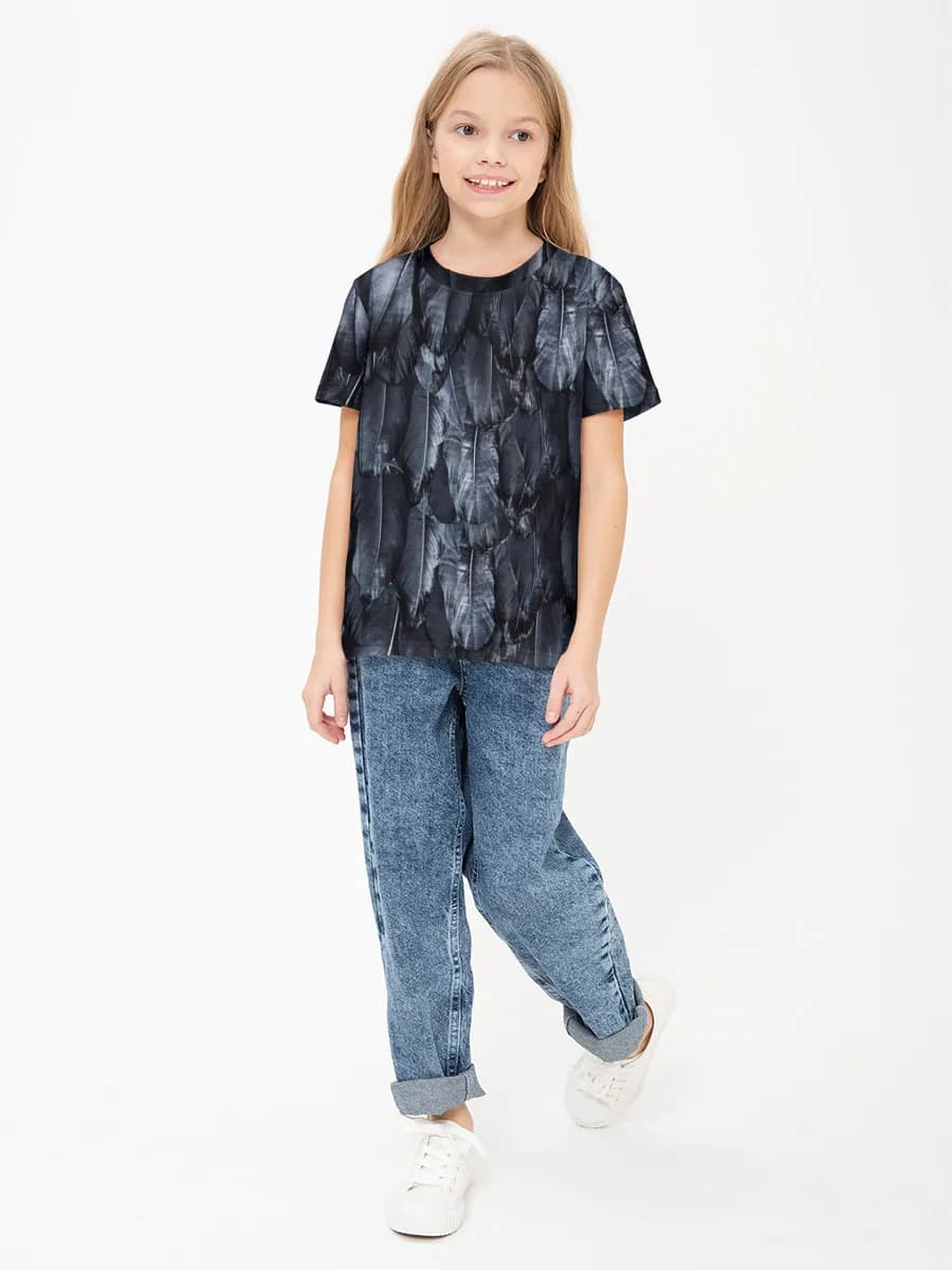 Children's cotton T-shirt (for girls. Copy)