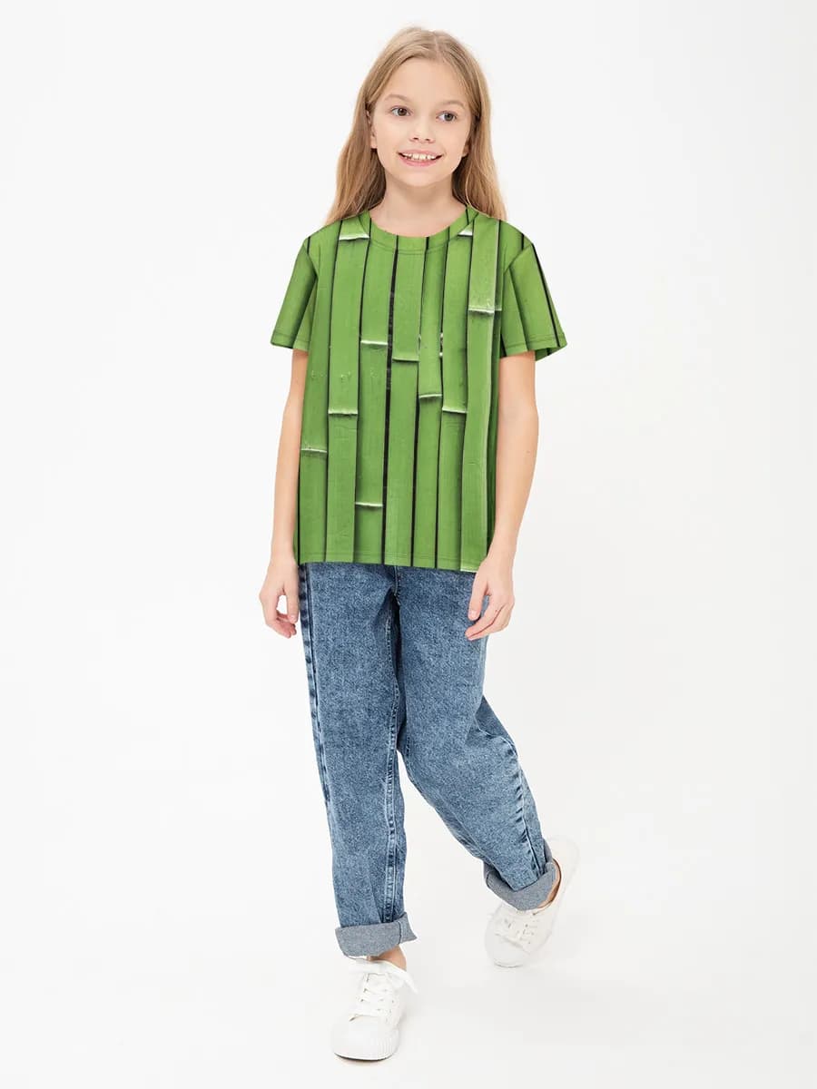 Children's cotton T-shirt (for girls. Copy)