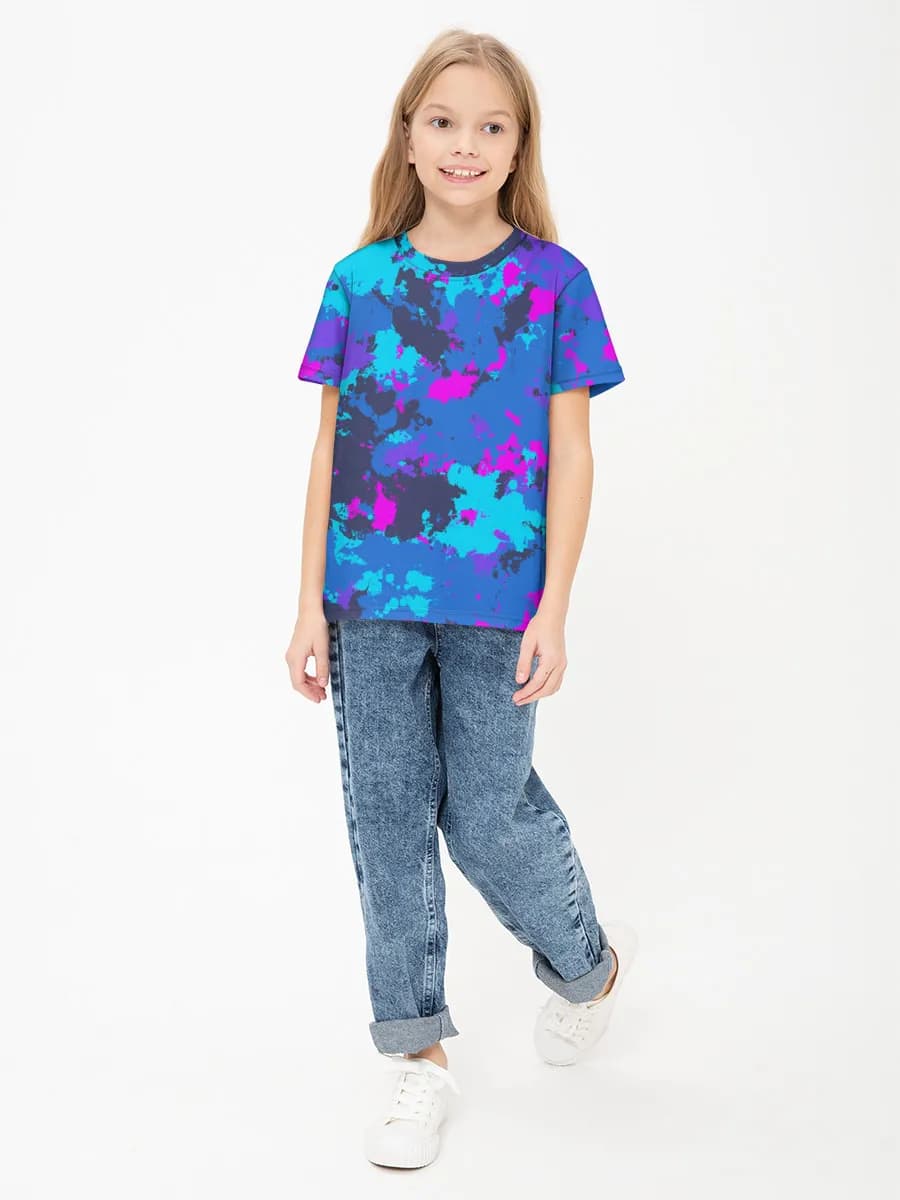Children's cotton T-shirt (for girls. Copy)