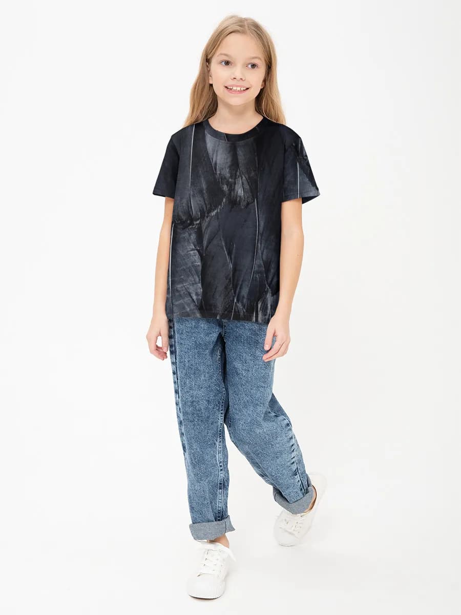 Children's cotton T-shirt (for girls. Copy)