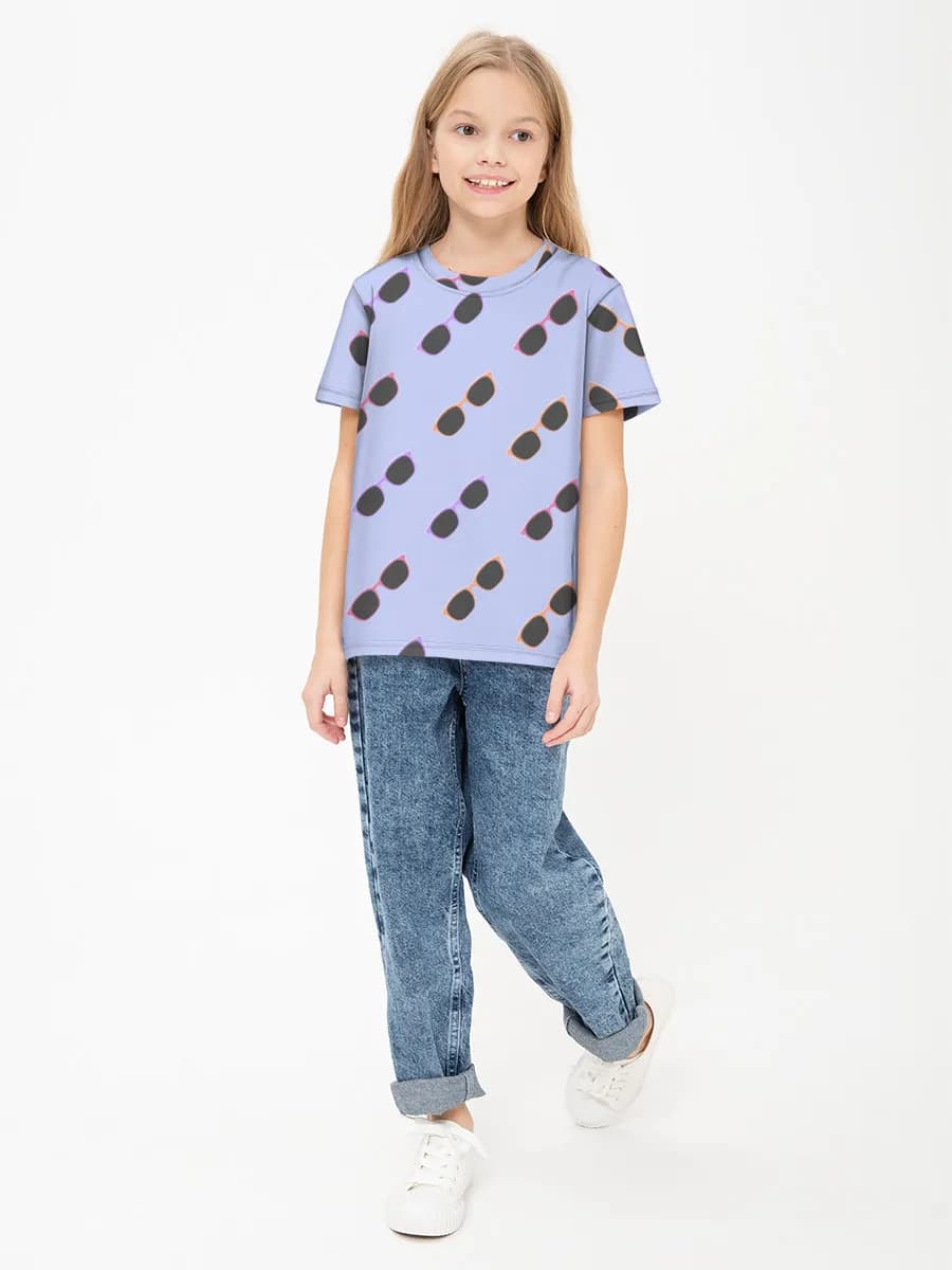 Children's cotton T-shirt (for girls. Copy)