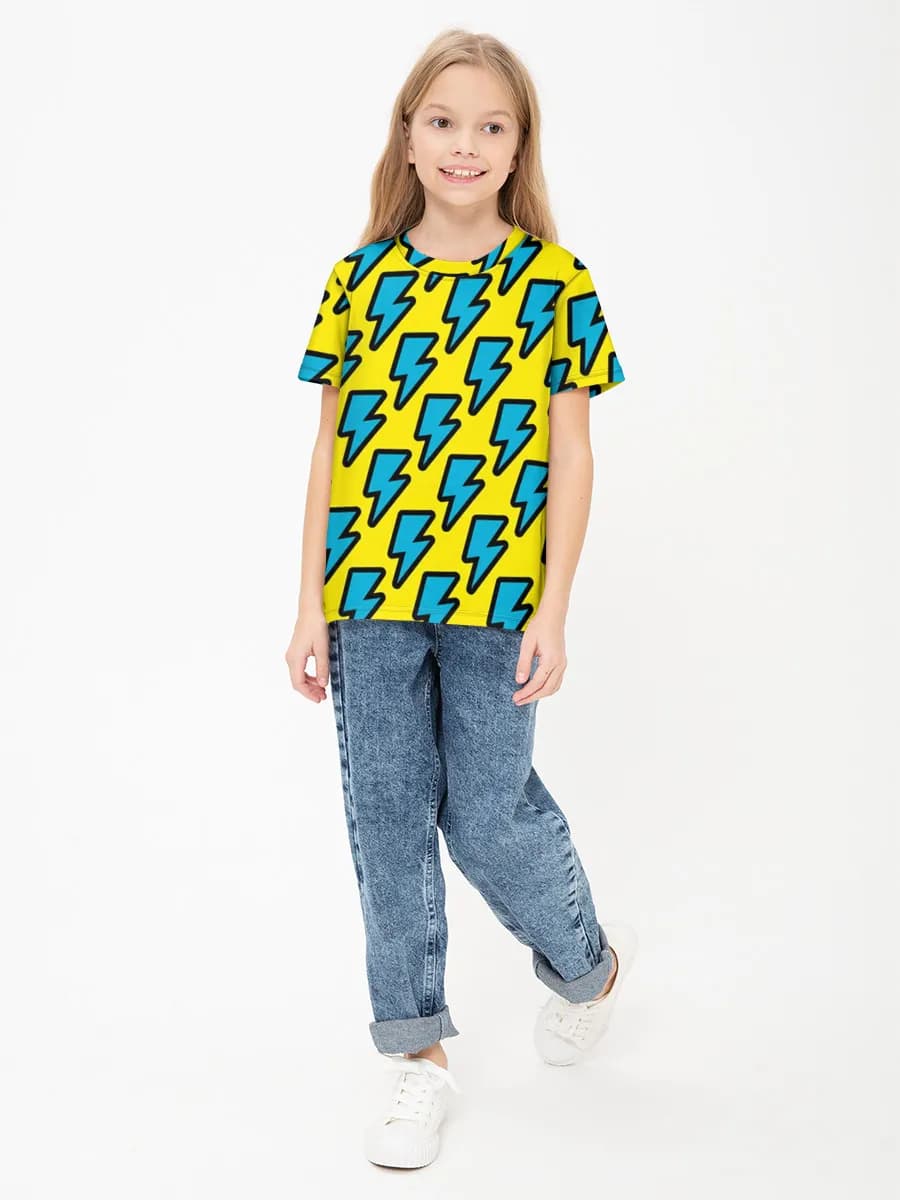 Children's cotton T-shirt (for girls. Copy)