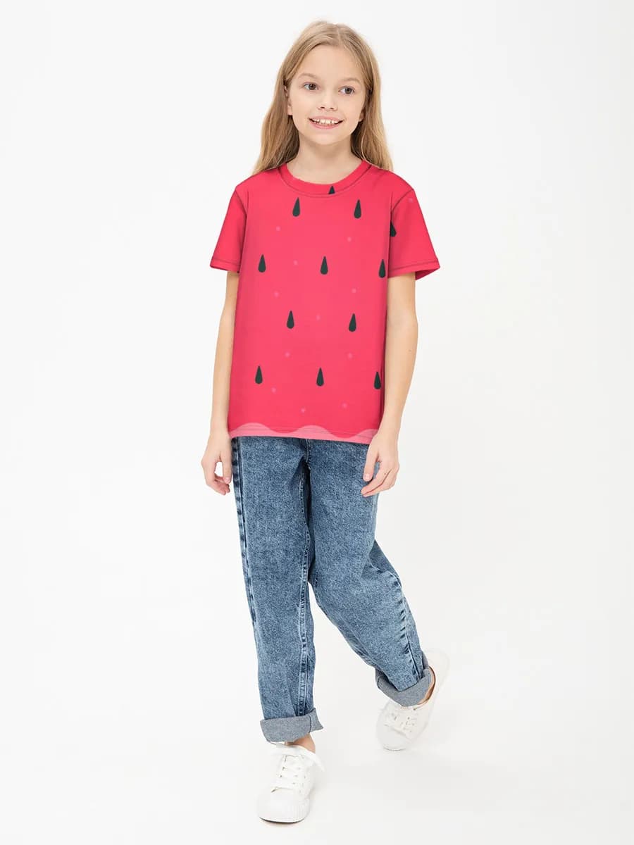 Children's cotton T-shirt (for girls. Copy)